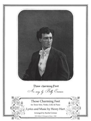 Henry Hart:  Those Charming Feet for Tenor, violin, cello & piano - PDF score + parts
