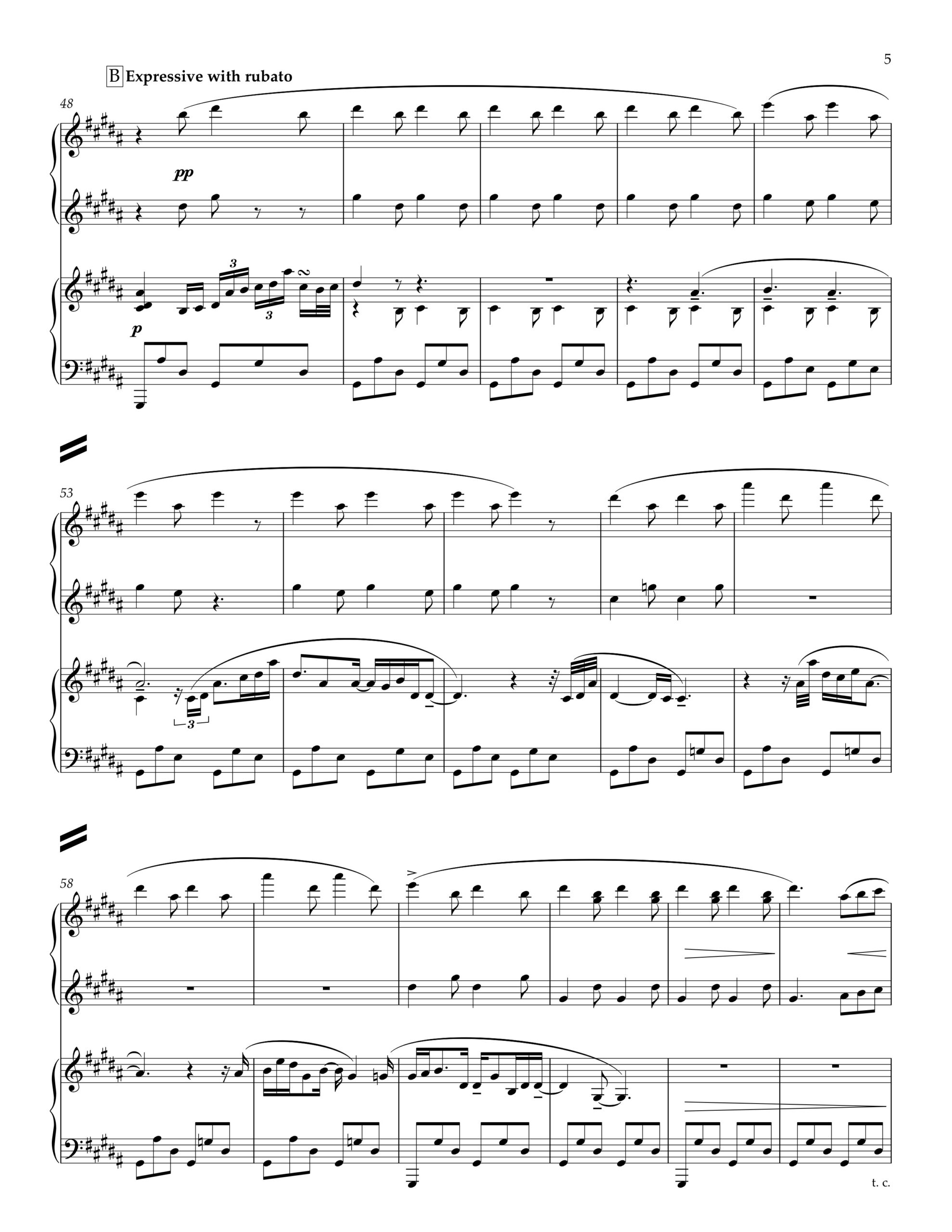 And Today Was Her Birthday: for Piano Four Hands - PDF - Image 2